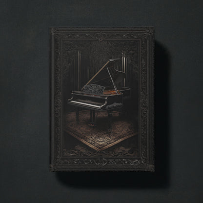 Grand Piano Elegance Hardcover Journal - For Music and Writing Lovers