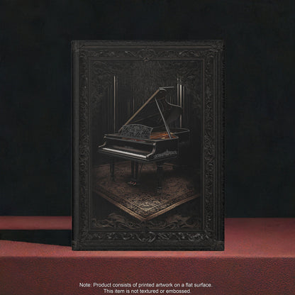 Grand Piano Elegance Hardcover Journal - For Music and Writing Lovers