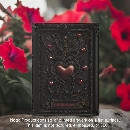 Personalized Heart-Inspired Hardcover Notebook