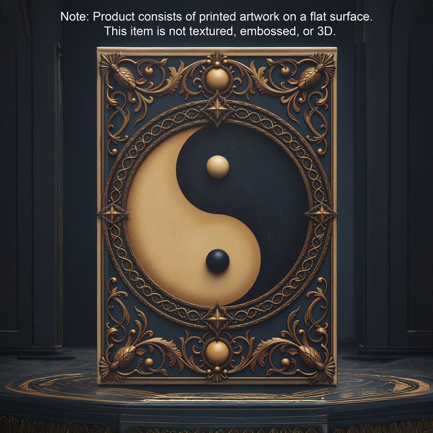 Elegant Yin-Yang Hardcover Journal