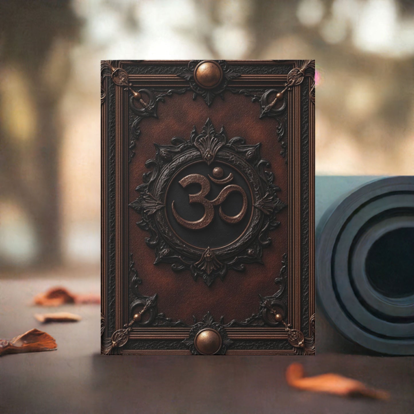 Sacred Om Symbol Hardcover Journal