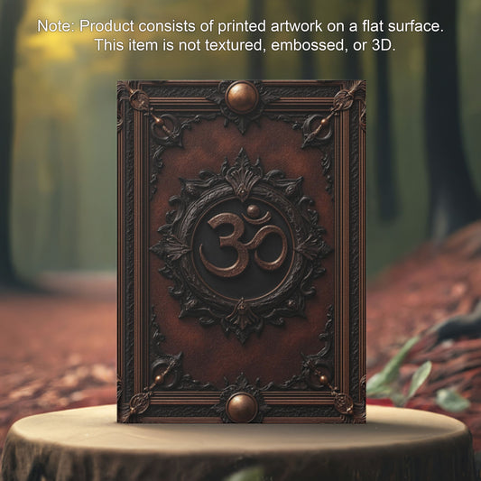 Sacred Om Symbol Hardcover Journal