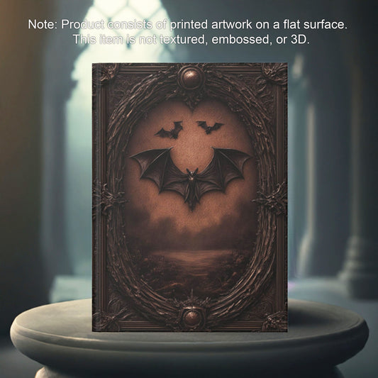 Gothic Bat Hardcover Journal