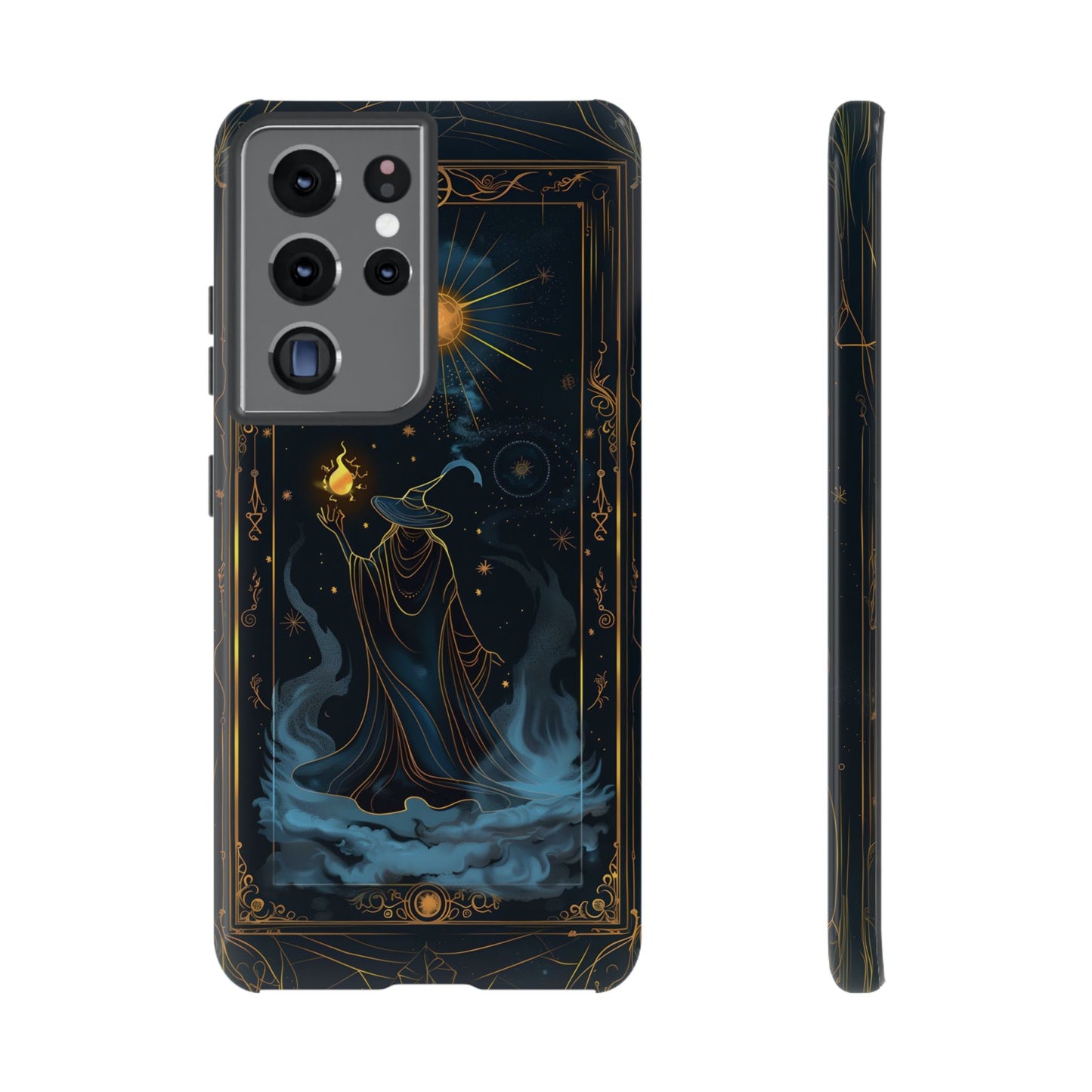 Enchanted Wizard Spellcaster Galaxy Phone Case - Mystical Wizardry Art For iPhone, Samsung Galaxy, and Google Pixel Devices