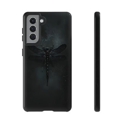 Gothic Dragonfly Phone Case – Dark Elegance Design for iPhone, Samsung Galaxy, and Google Pixel Devices