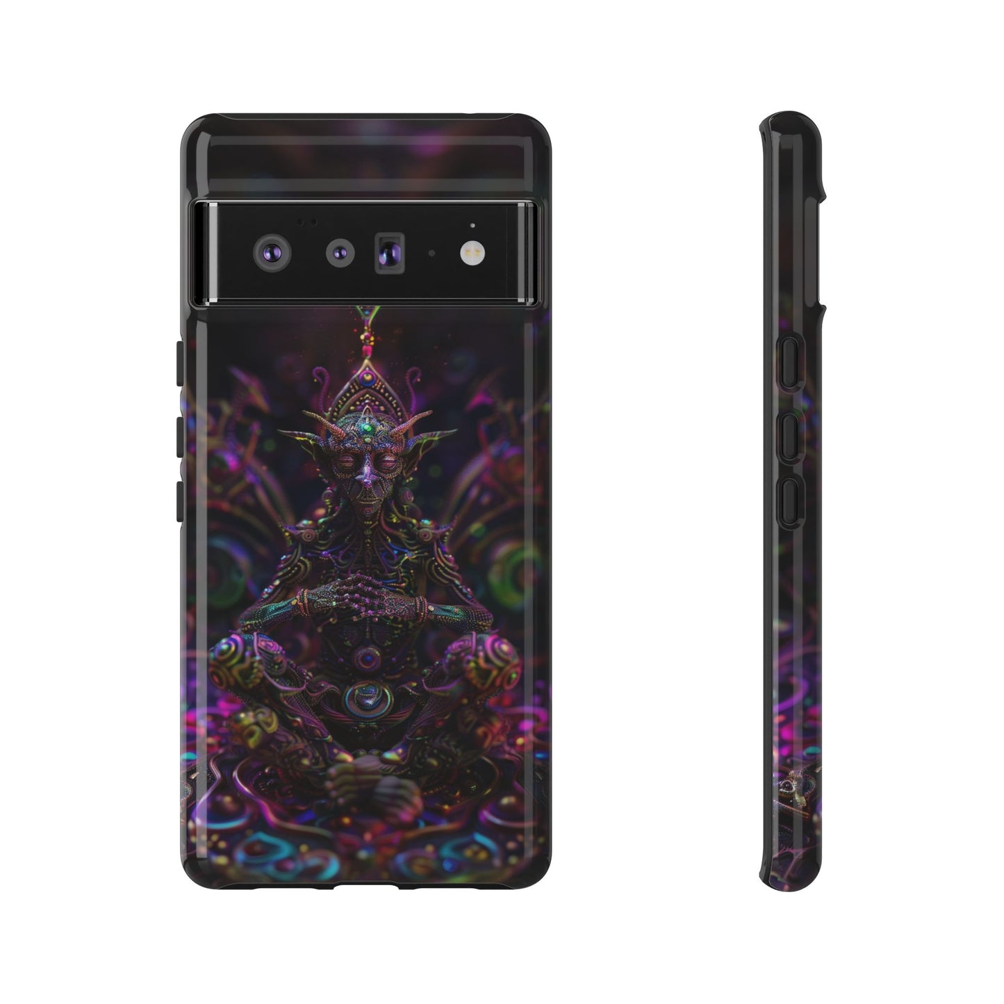 Mystical Machine Elf Phone Case - Psychedelic Vibes for iPhone, Samsung, Google Pixel