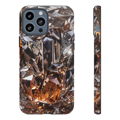 Crystalline Phone Case – Healing Crystal Quartz Design for iPhone, Samsung Galaxy, and Google Pixel Devices