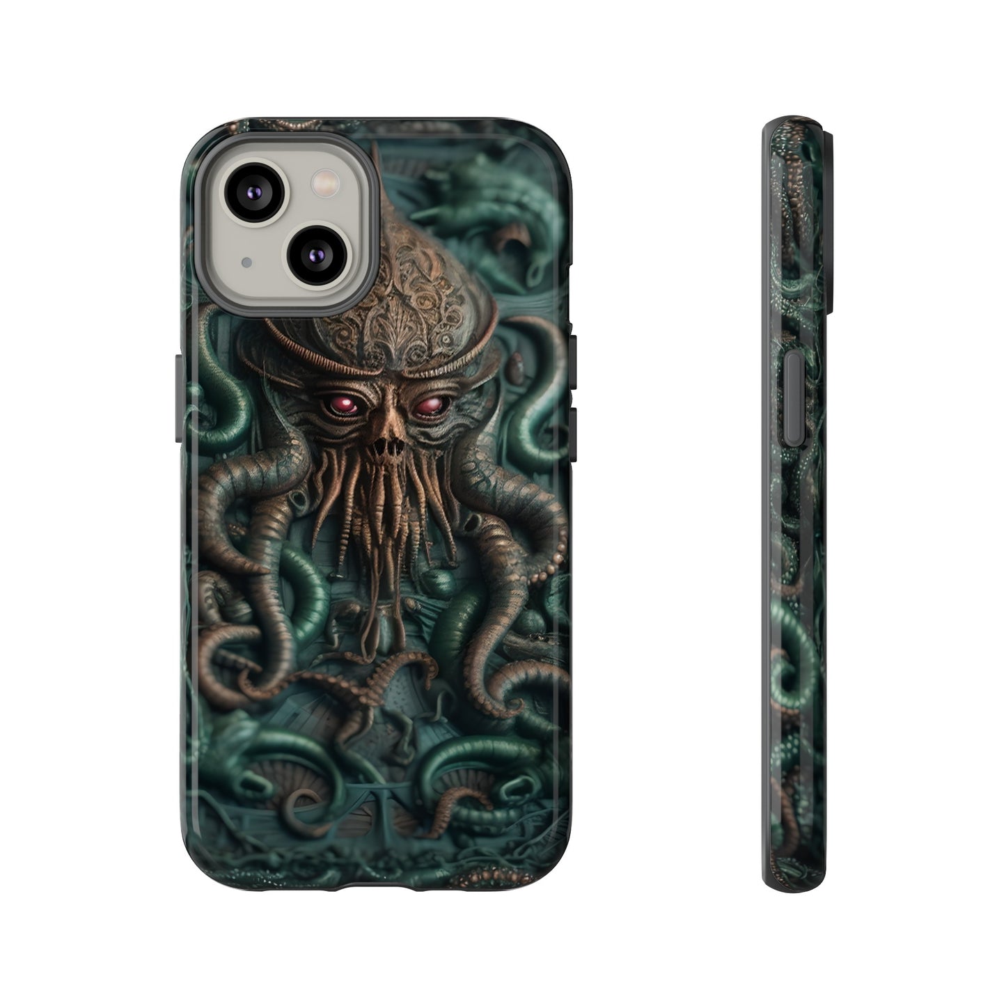 Nameless Dread Tough Phone Case – Lovecraftian Tentacle Horror Design for iPhone, Samsung Galaxy, and Google Pixel Devices