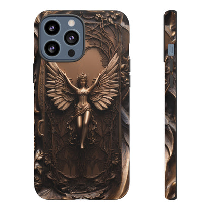 The Bronze Fairy Phone Case – Fantasy Faery Design for iPhone, Samsung Galaxy, and Google Pixel Devices