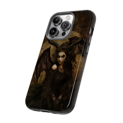 Demon Lilith Gothic Phone Case for iPhone, Samsung Galaxy, Google Pixel - Dark Fantasy Art