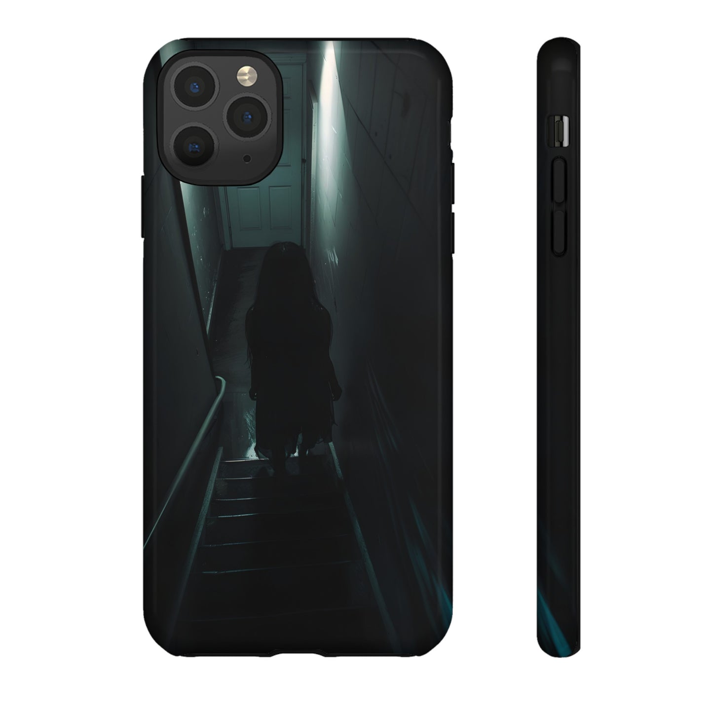 Creepy Ghost Girl Phone Case – Horror Possessed Design for iPhone, Samsung Galaxy, and Google Pixel Devices