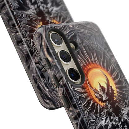 Skeletal Demonic King Phone Case – Ornate Gothic Design for iPhone, Samsung Galaxy, and Google Pixel Devices