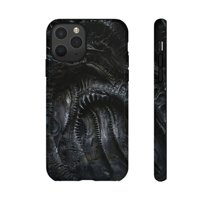 Surreal Biomechanical Phone Case - Gothic Sci-Fi Art for iPhone, Samsung Galaxy, and Google Pixel Devices