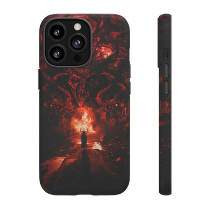 The Road to Hell Phone Case – Gothic Demon and Devil Design for iPhone, Samsung Galaxy, and Google Pixel Devices