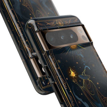 Enchanted Wizard Spellcaster Galaxy Phone Case - Mystical Wizardry Art For iPhone, Samsung Galaxy, and Google Pixel Devices