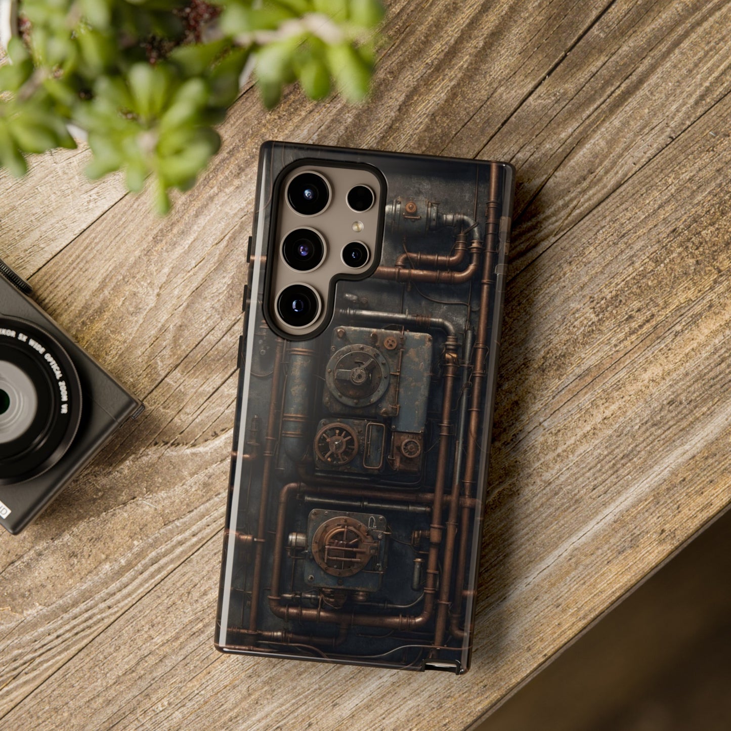 Diesel Punk Phone Case – Industrial Retro-Futuristic Design for iPhone, Samsung Galaxy, and Google Pixel Devices