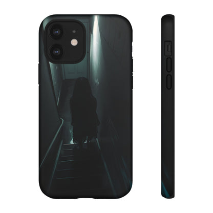 Creepy Ghost Girl Phone Case – Horror Possessed Design for iPhone, Samsung Galaxy, and Google Pixel Devices