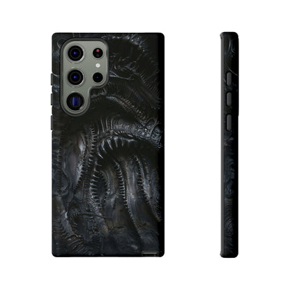 Surreal Biomechanical Phone Case - Gothic Sci-Fi Art for iPhone, Samsung Galaxy, and Google Pixel Devices