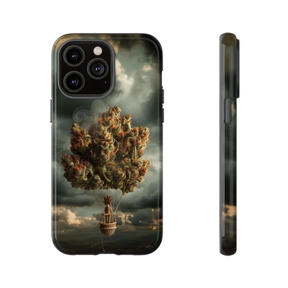 Cannabis Balloon Adventure Phone Case - For iPhone, Samsung Galaxy, and Google Pixel Devices