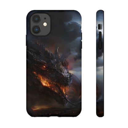 Fiery Dragon Phone Case - Epic Fantasy Art for iPhone, Samsung Galaxy, and Google Pixel Devices