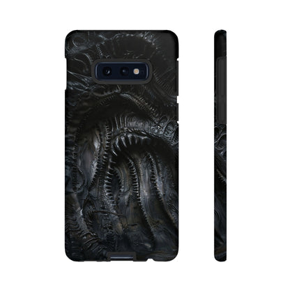 Surreal Biomechanical Phone Case - Gothic Sci-Fi Art for iPhone, Samsung Galaxy, and Google Pixel Devices