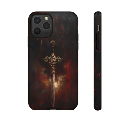 Epic Sword of Legends Phone Case - Dark Fantasy Art for iPhone, Samsung Galaxy, and Google Pixel Devices