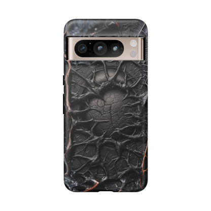 Black Veins Tough Phone Case – Lovecraftian Horror Design for iPhone, Samsung Galaxy, and Google Pixel Devices