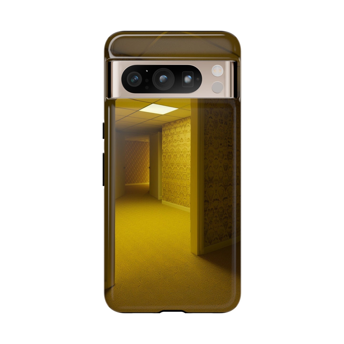 Liminal Spaces Phone Case – Eerie Backrooms Design for iPhone, Samsung Galaxy, and Google Pixel Devices