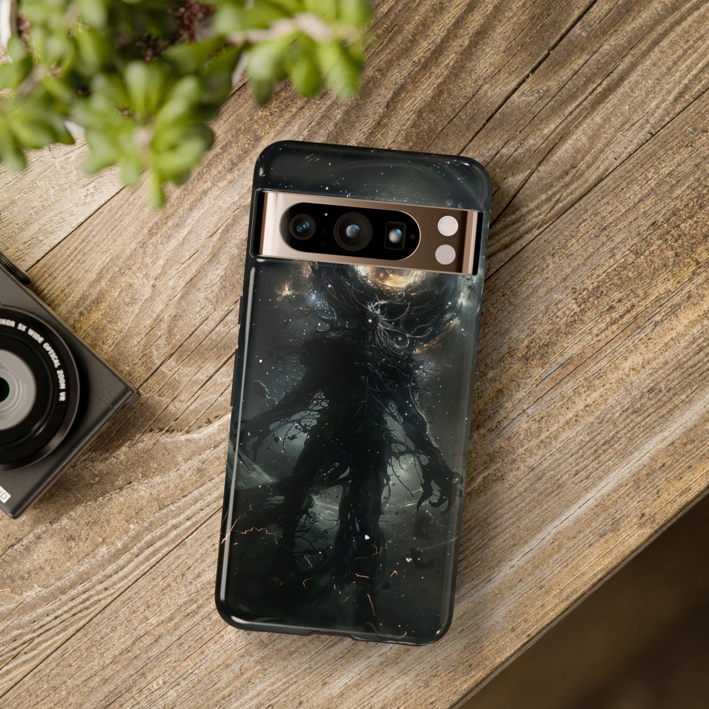 Cosmic Horror Nebula Phone Case – Dark Space Monster Design for iPhone, Samsung Galaxy, and Google Pixel Devices