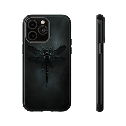 Gothic Dragonfly Phone Case – Dark Elegance Design for iPhone, Samsung Galaxy, and Google Pixel Devices