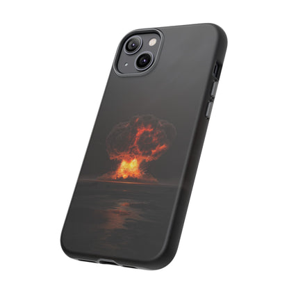 Atomic Explosion Phone Case - Dramatic Mushroom Cloud Design for iPhone and Samsung Galaxy Devices