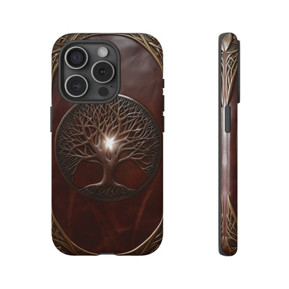 Tree of Life Tough Phone Case – Fantasy Art Design for iPhone, Samsung Galaxy, and Google Pixel Devices