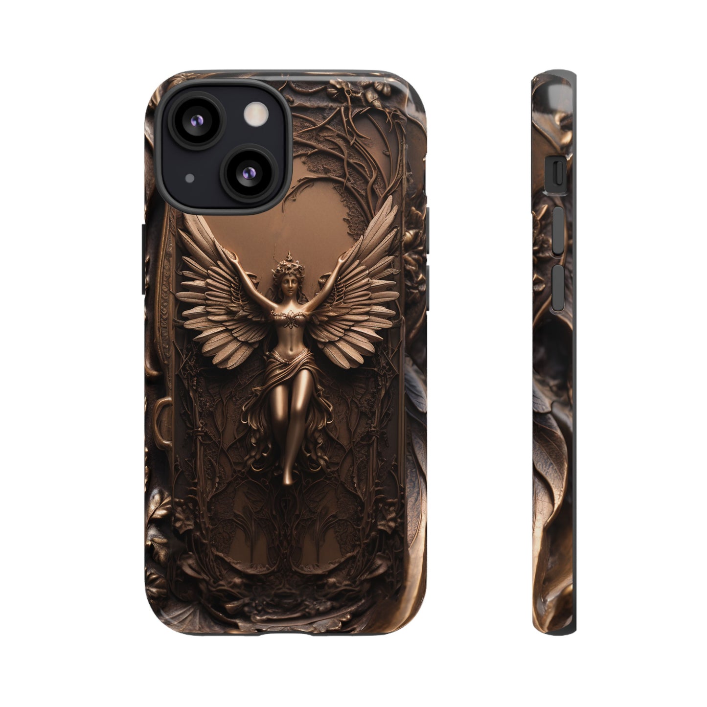 The Bronze Fairy Phone Case – Fantasy Faery Design for iPhone, Samsung Galaxy, and Google Pixel Devices