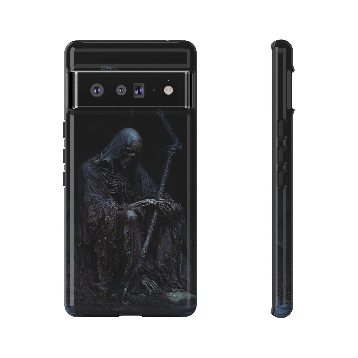 Dark Reaper Phone Case - Gothic Grim Reaper Art for iPhone, Samsung Galaxy, and Google Pixel Devices