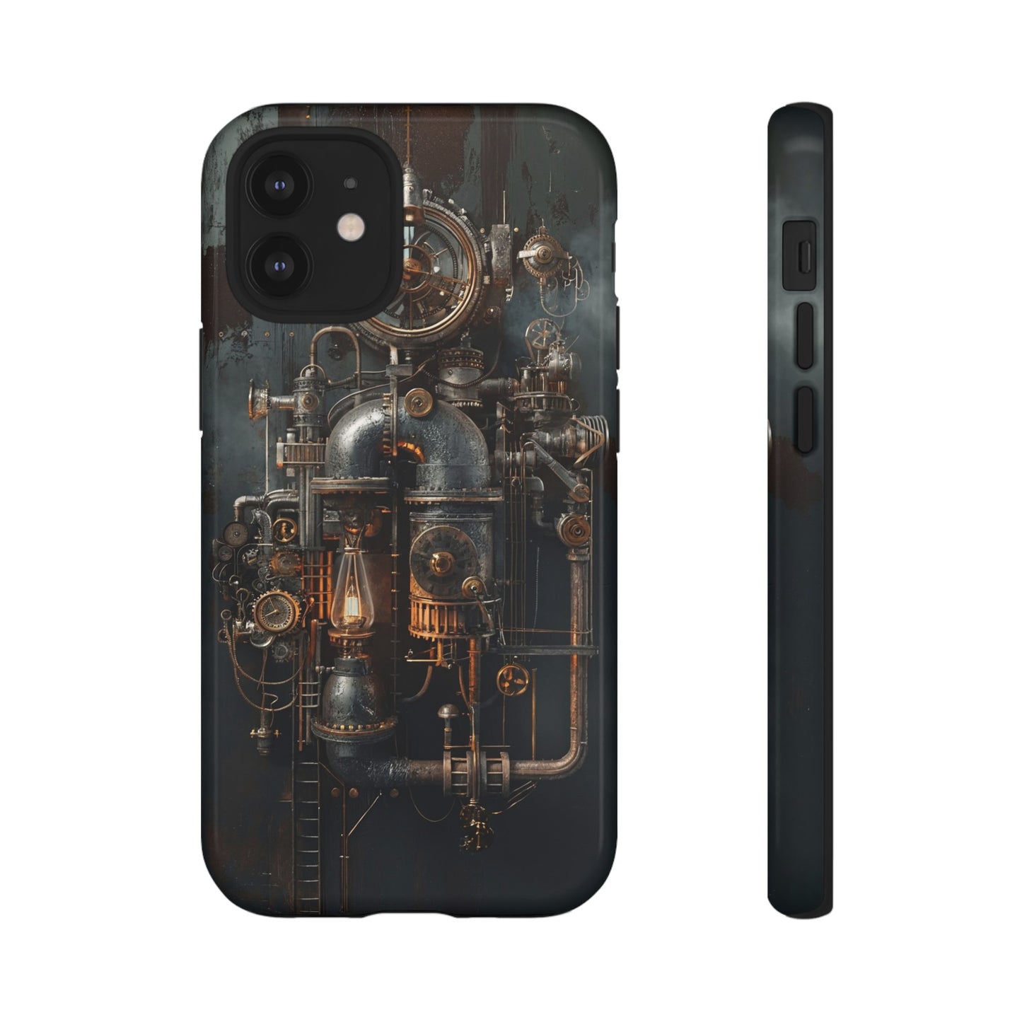 Steampunk Machine #2 Phone Case - Intricate Industrial Design for iPhone, Samsung Galaxy, Google Pixel Devices, Victorian Design Gears