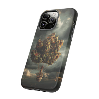 Cannabis Balloon Adventure Phone Case - For iPhone, Samsung Galaxy, and Google Pixel Devices