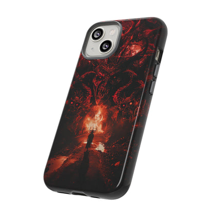 The Road to Hell Phone Case – Gothic Demon and Devil Design for iPhone, Samsung Galaxy, and Google Pixel Devices