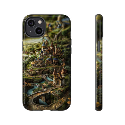 Fairy Kingdom Phone Case - Enchanted Castle Artwork for iPhone, Samsung Galaxy, and Google Pixel Devices