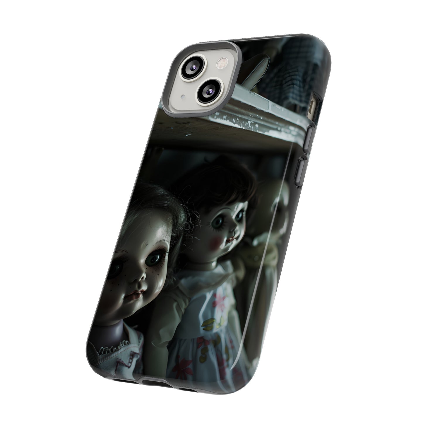 Creepy Dolls Phone Case – Eerie Vintage Doll Design for iPhone, Samsung Galaxy, and Google Pixel Devices