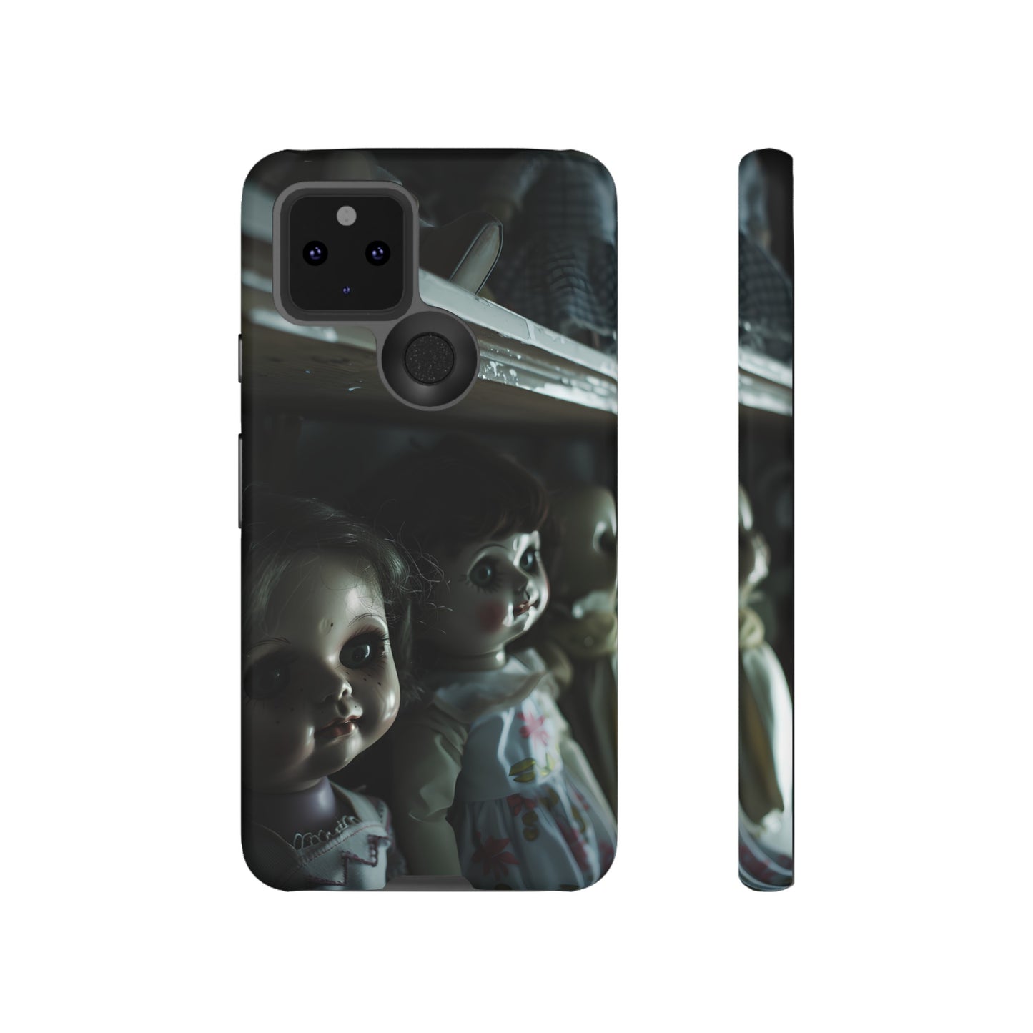 Creepy Dolls Phone Case – Eerie Vintage Doll Design for iPhone, Samsung Galaxy, and Google Pixel Devices