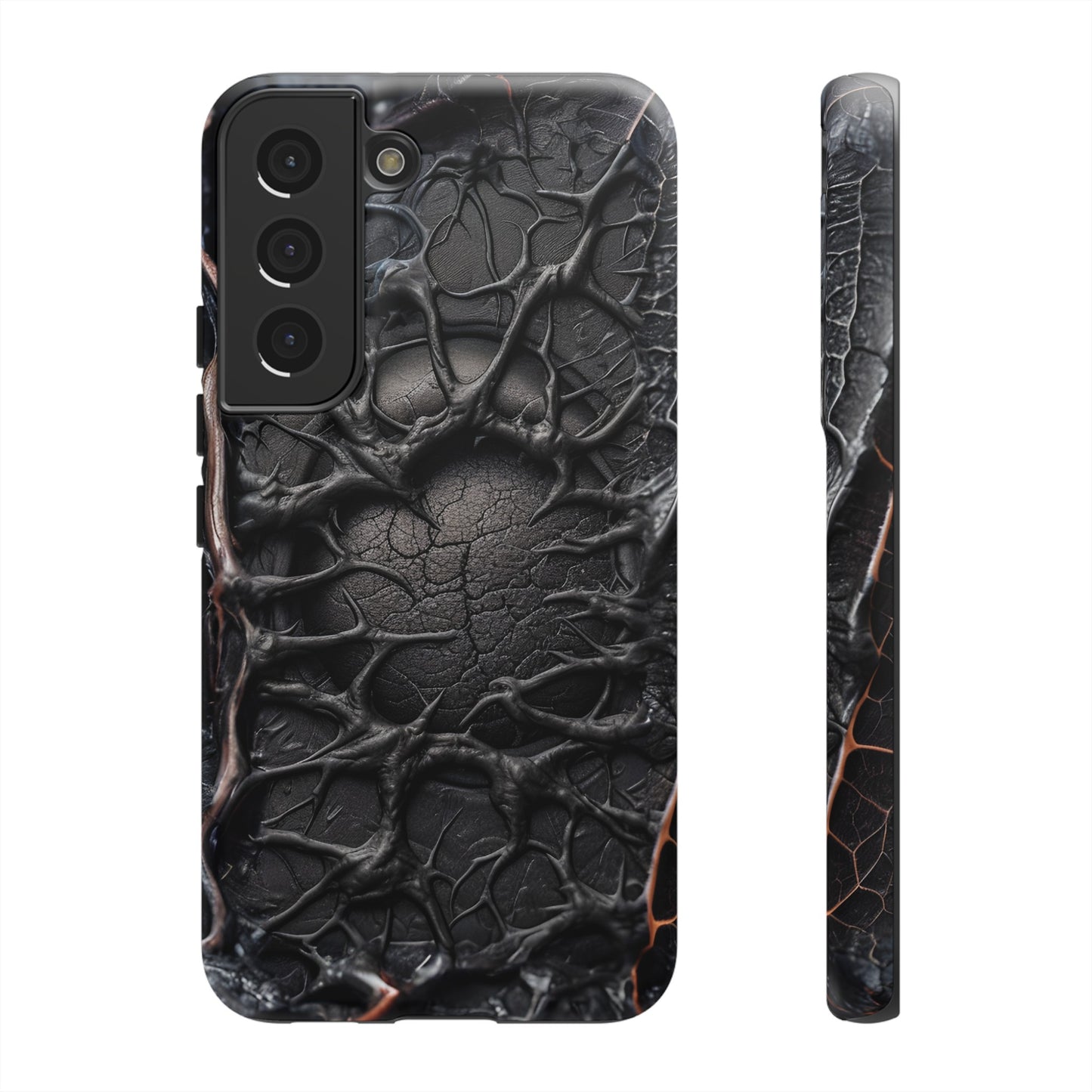 Black Veins Tough Phone Case – Lovecraftian Horror Design for iPhone, Samsung Galaxy, and Google Pixel Devices