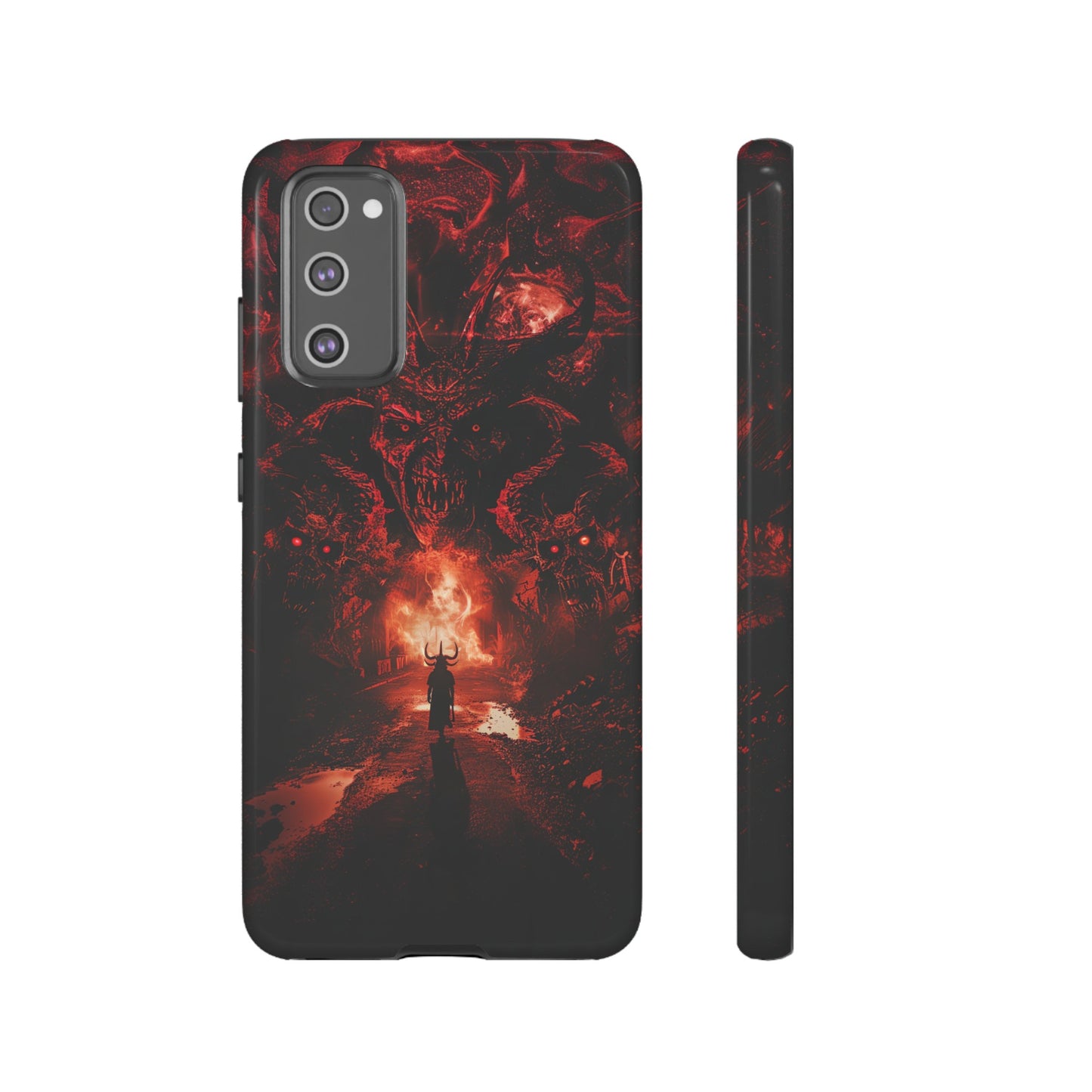 The Road to Hell Phone Case – Gothic Demon and Devil Design for iPhone, Samsung Galaxy, and Google Pixel Devices