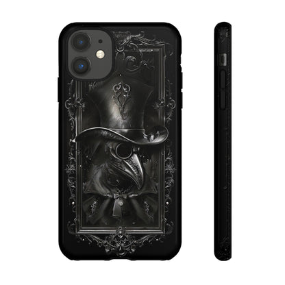 Gothic Plague Doctor Phone Case - Mysterious and Dark Design for iPhone, Samsung Galaxy, and Google Pixel Devices