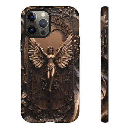 The Bronze Fairy Phone Case – Fantasy Faery Design for iPhone, Samsung Galaxy, and Google Pixel Devices