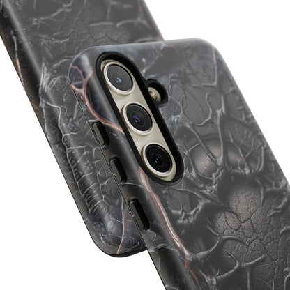 Black Veins Tough Phone Case – Lovecraftian Horror Design for iPhone, Samsung Galaxy, and Google Pixel Devices