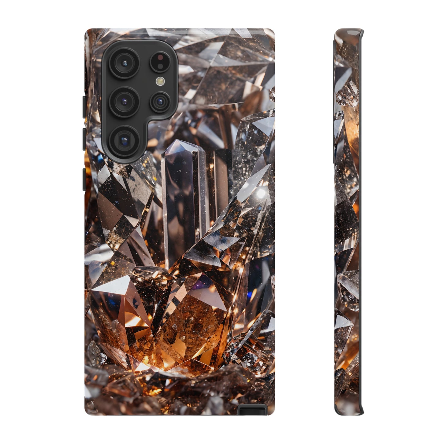 Crystalline Phone Case – Healing Crystal Quartz Design for iPhone, Samsung Galaxy, and Google Pixel Devices