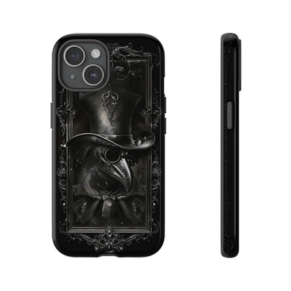 Gothic Plague Doctor Phone Case - Mysterious and Dark Design for iPhone, Samsung Galaxy, and Google Pixel Devices