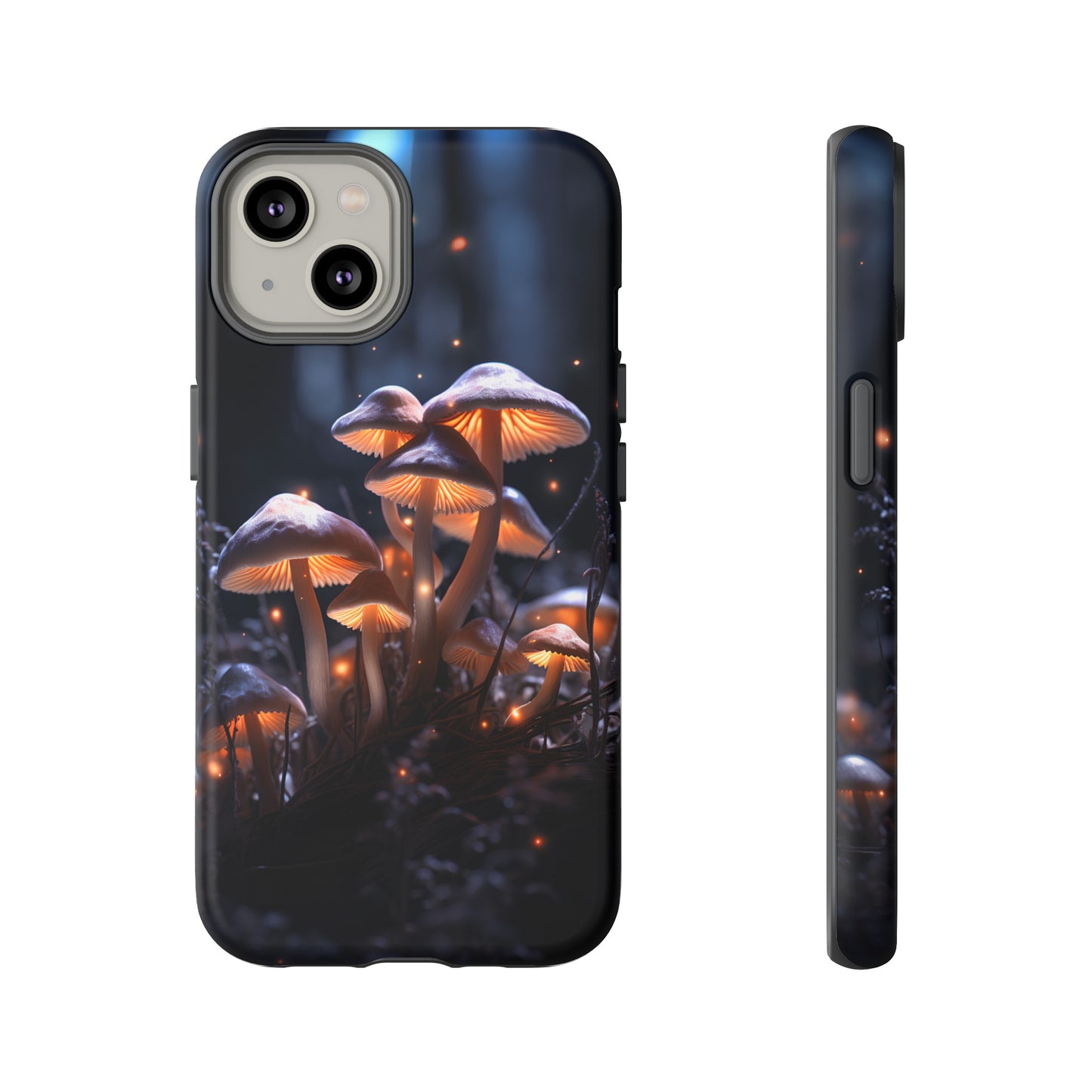 Glowing Mushrooms at Night Phone Case – Enchanting Fantasy Forest Design for iPhone, Samsung Galaxy, and Google Pixel Devices