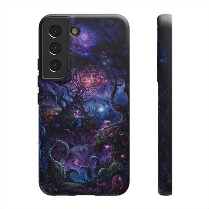 Trippy Psychedelic Alien Landscape Phone Case - Vibrant Abstract Design for iPhone, Samsung Galaxy and Google Pixel Devices