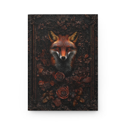 Fox in the Forest Hardcover Journal - Rustic Elegance for Writers and Dreamers